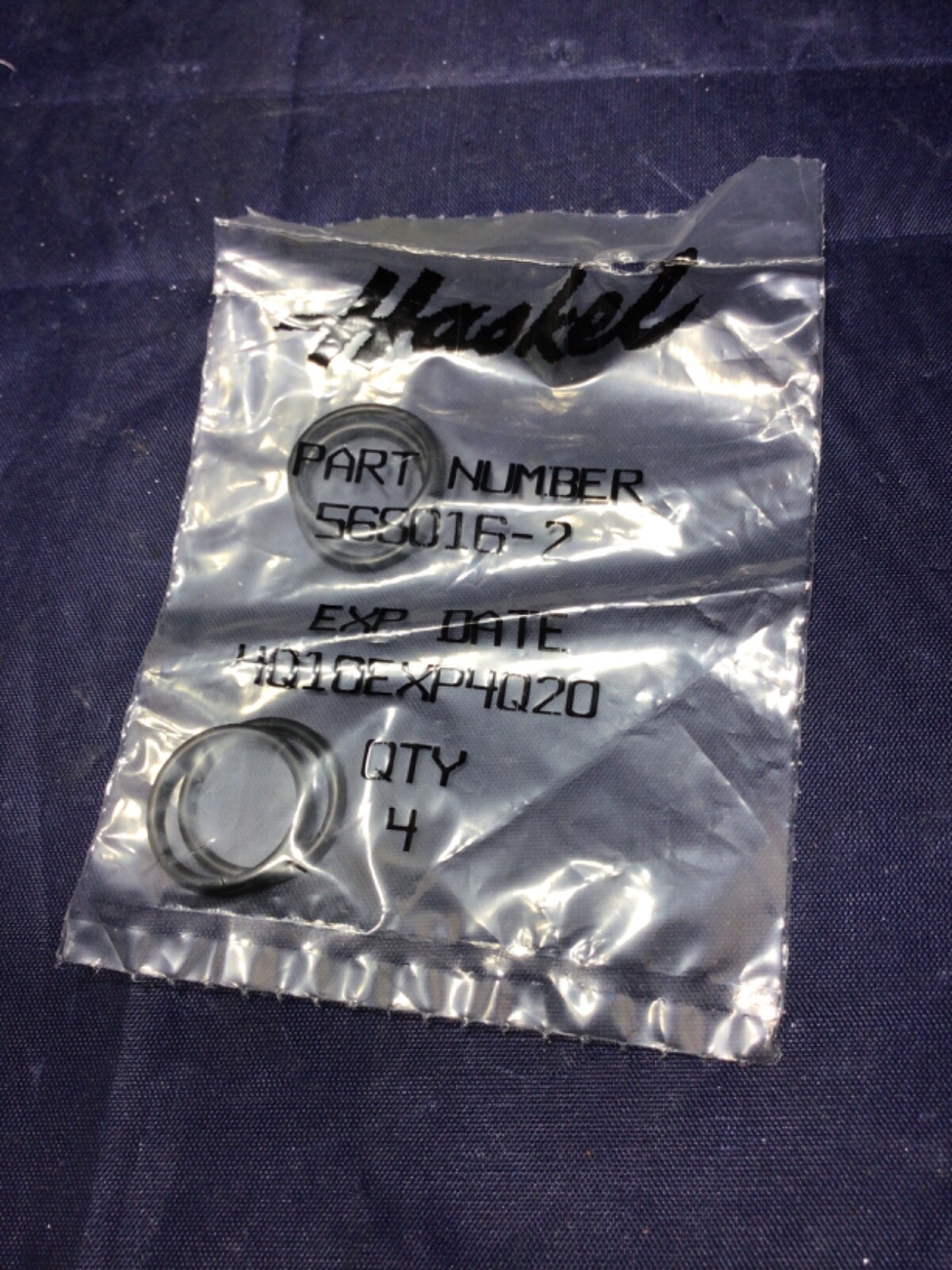 Haskel O Ring Part Number 568016-2 New in Factory Sealed Package Set of 4