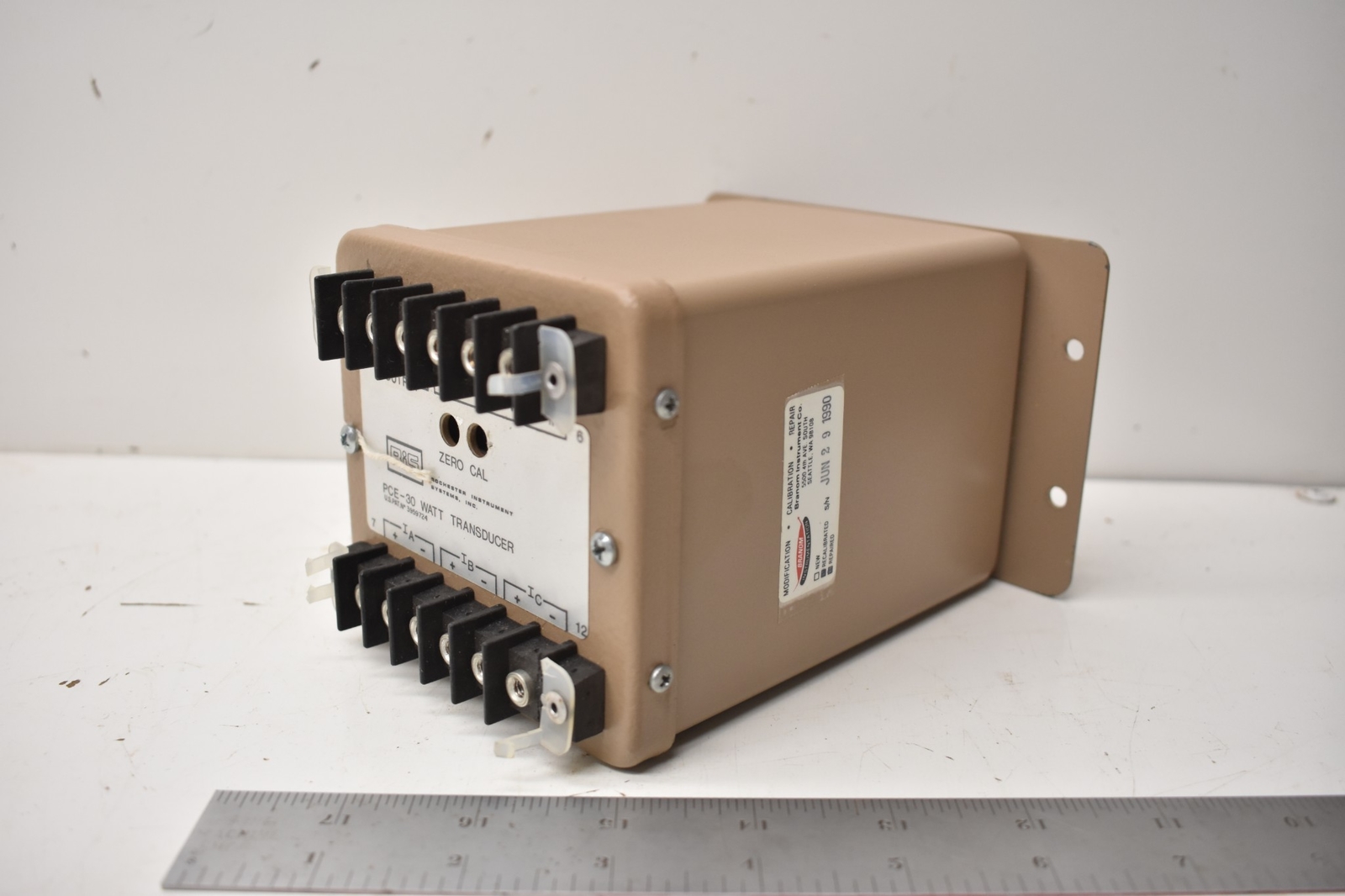 ROCHESTER INSTRUMENTS SYSTEMS PCE-30 WATT TRANSDUCER P1-E0-C5-X1-F60-W0-Z0-A1-G0