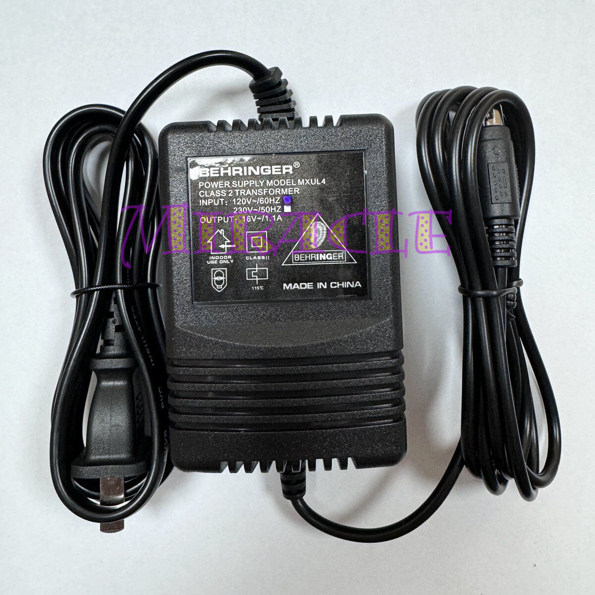 1Pcs New FOR XENYX1002B MXB1002 UBB1002 Mixer Power Supply Adapter 110V