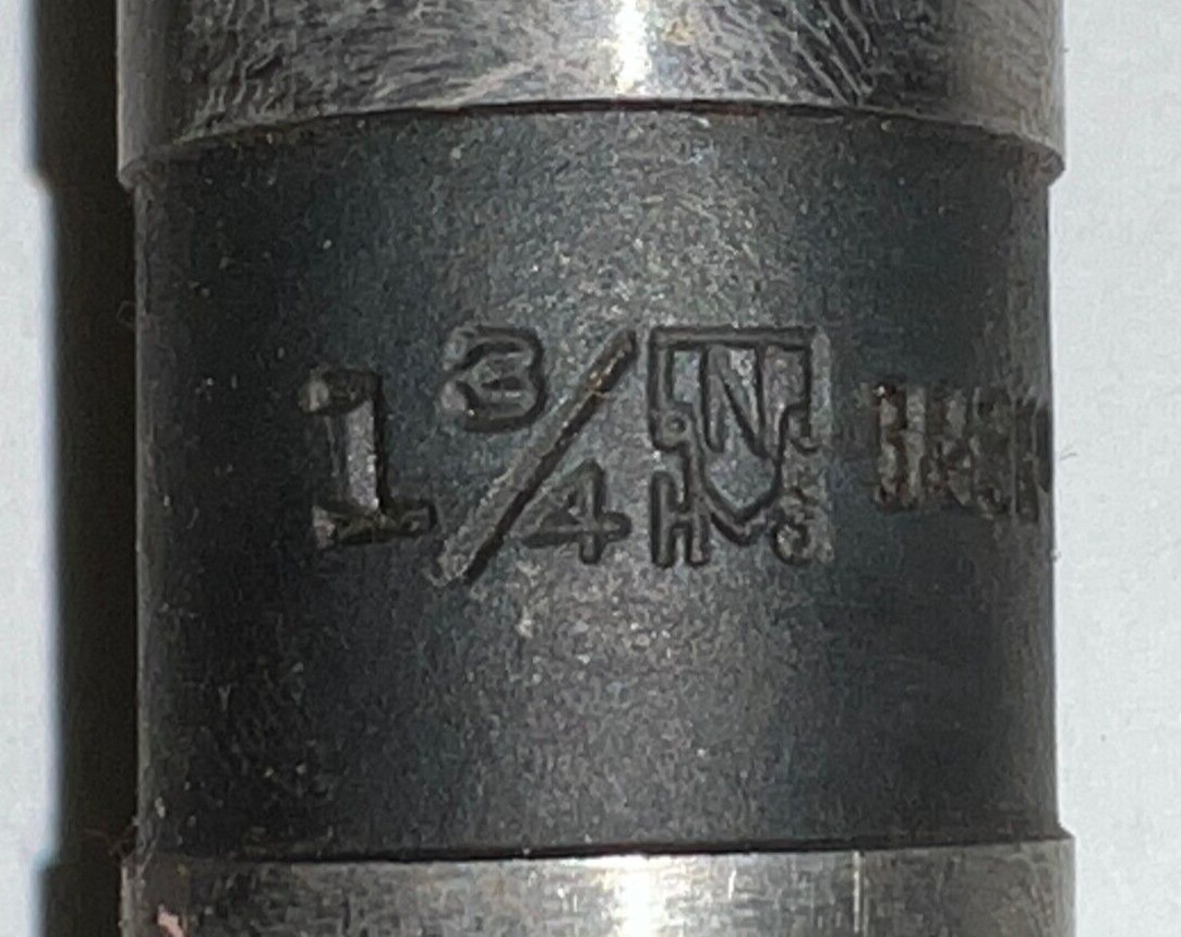 NATIONAL TWIST TAPERED END MILL NO. 9 3MT 8 FLUTE 1-3/4″ CUT DIA. 7-3/4″ OAL