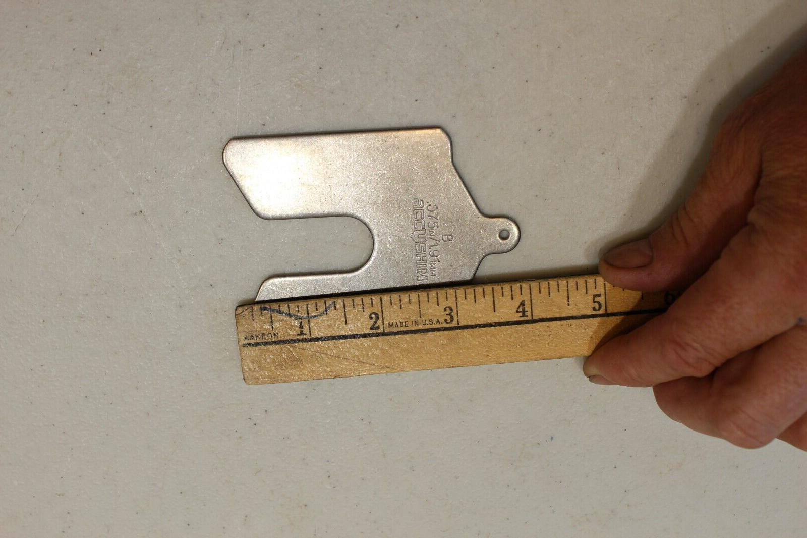 Accushim Size B .075 slotted shims pack of 10