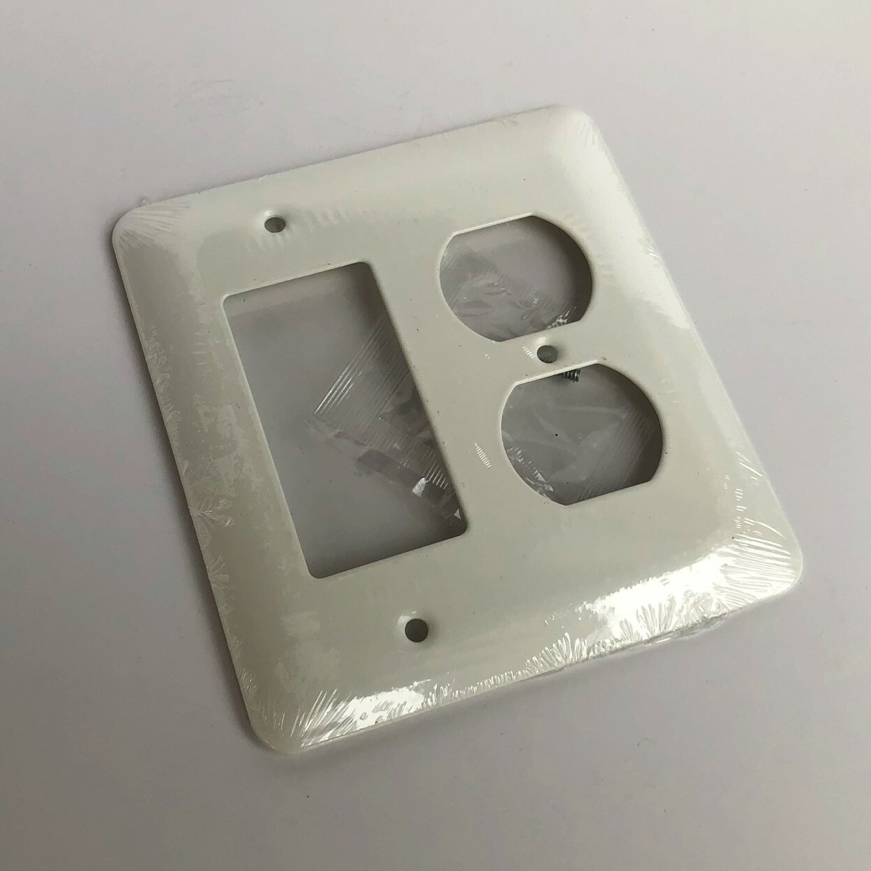 Steel Outlet Cover – Mulberry 76672 Princess/Maxi Size GFI Surge 2-Gang