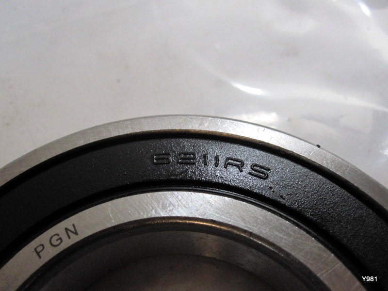 1 NEW PGN 6211-2RS-C3 Radial deep groove ball bearing