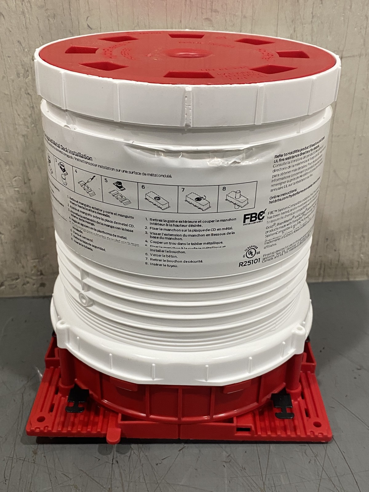 Lot Of 10 HoldRite Pro 3-4″ Polypropylene Thermoplastic Firestop SleeveHFP-P4