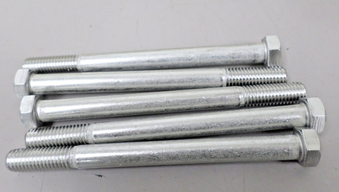 5 Pack of 1/2-13 x 6 Stainless Steel Coarse 18-8 Hex Bolts F593C THE