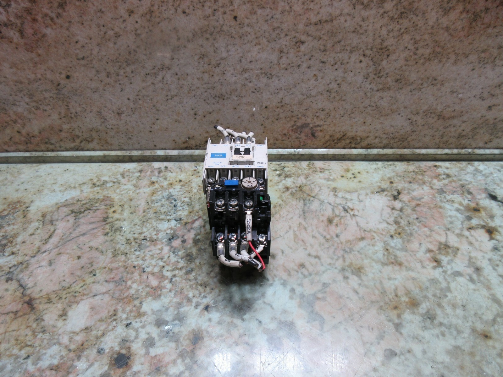 MITSUBISHI MAGNETIC CONTACTOR S-N12 W/ THERMAL OVERLOAD RELAY