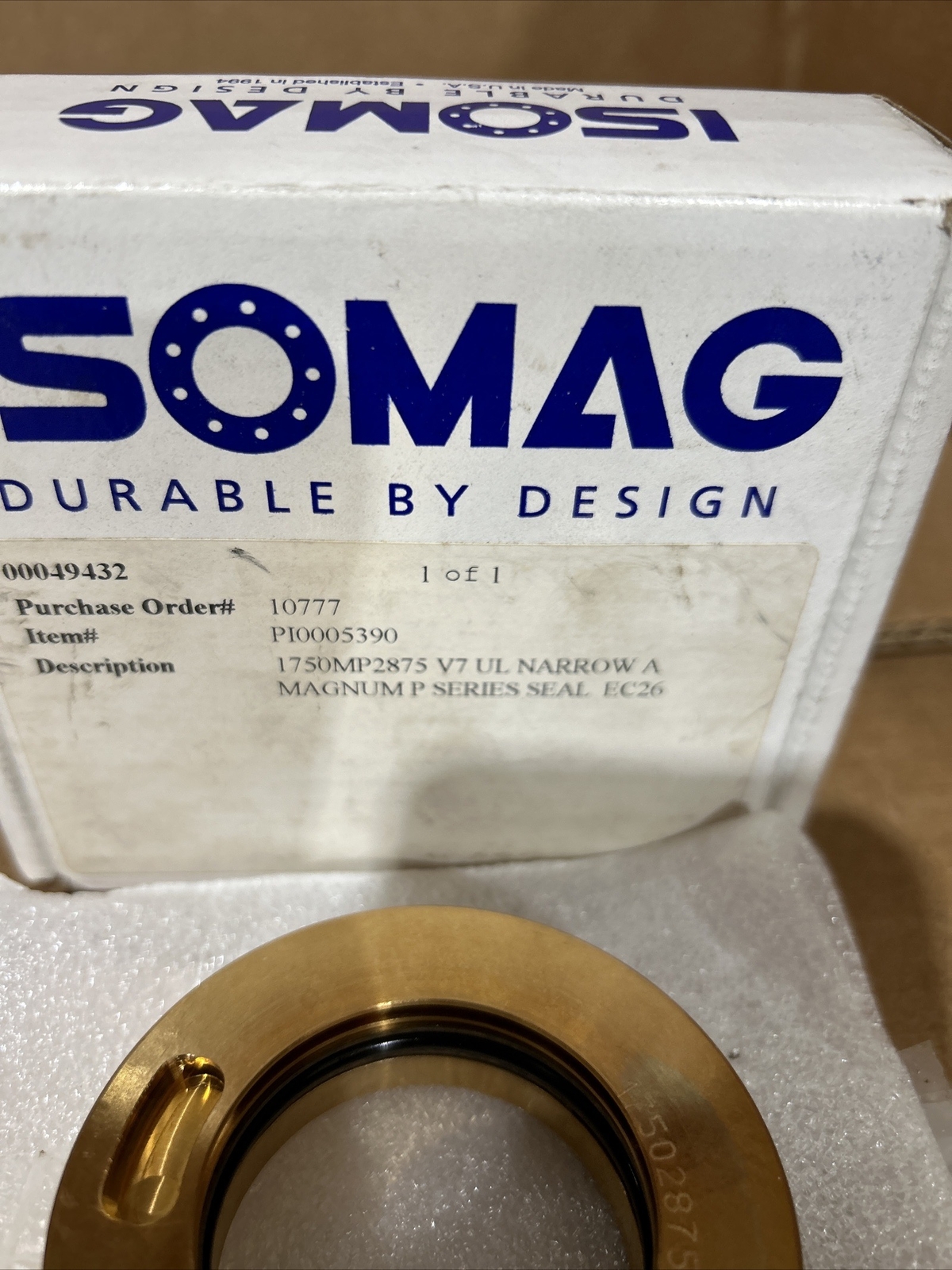 ISOMAG PI0005390 1750MP2875 V7 UL NARROW A MAGNUM P SERIES SEAL EC26 (C3A)