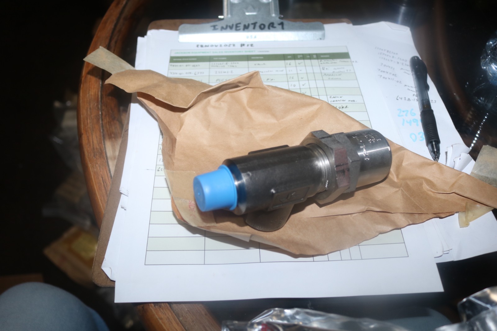 NOS Parker Teledyne Repub. hydraulic pressure relief valve 641B-13-1/2-28