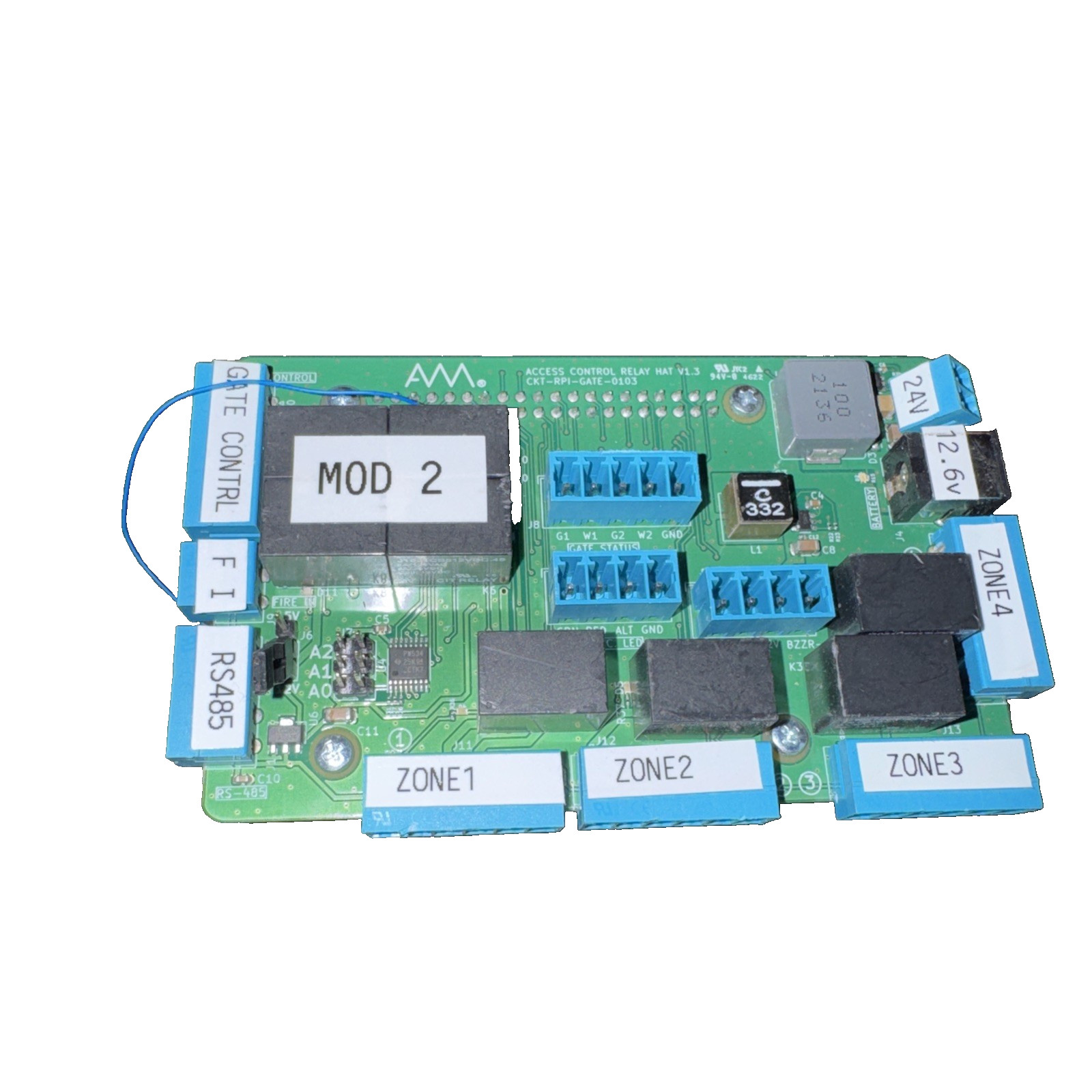 ACcess Control Relay HAT V1.3 CKT-RP1-Gate-0103