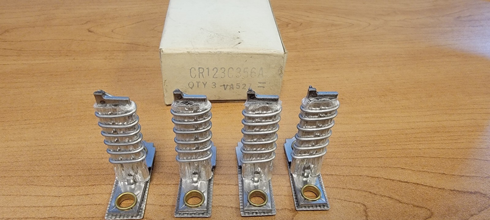 Lot of 4 GE General Electric C356A Overload Heater Elements