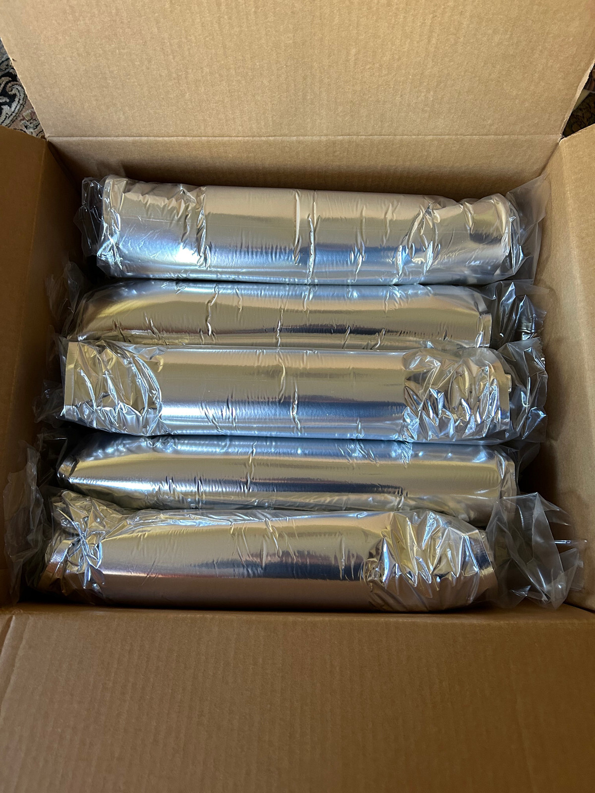 ColdKeepers 10 Cube 1″ Ext Tape Rolled Insulated Shipper Liners 20 Pack