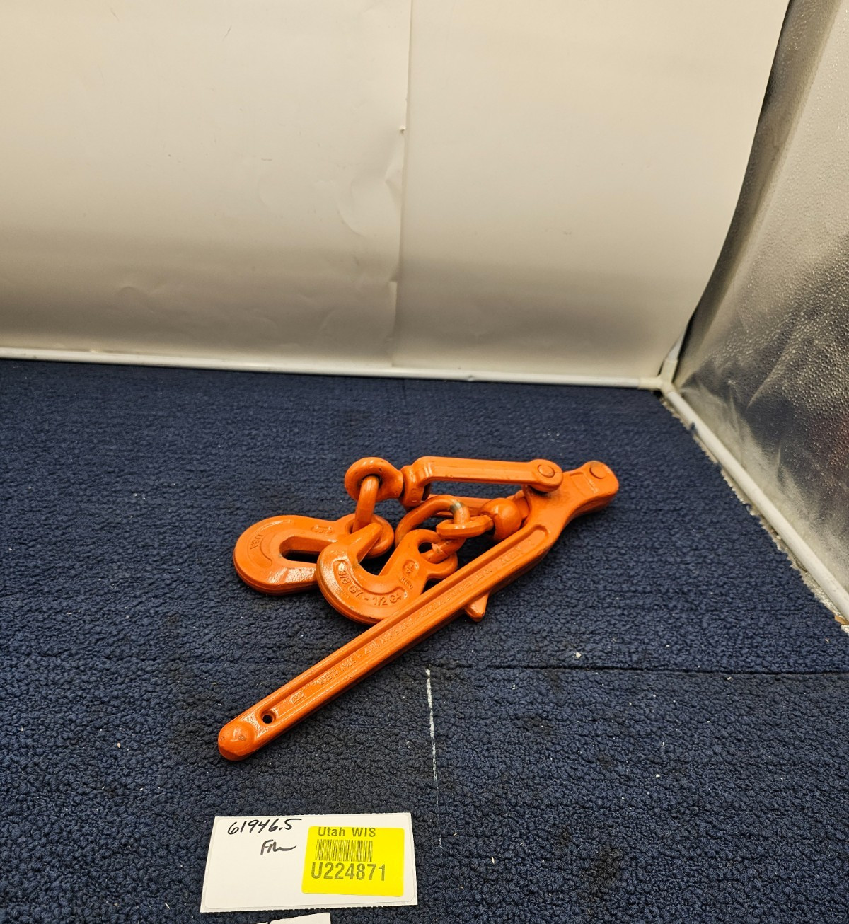 3/8″ G7 to 1/2″ G4 Lever Load Binder Forged Steel Powder Coated Orange