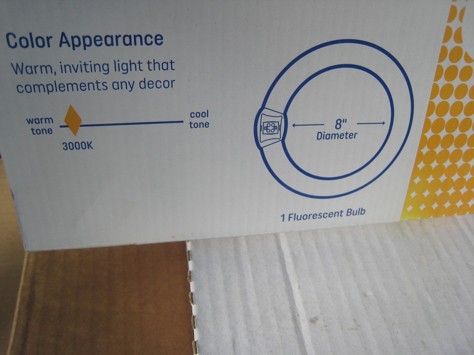 2 GE Lighting FC8T9/KB Circline Fluorescent Lamp 8″ 22W 3000K Warm Natural Light