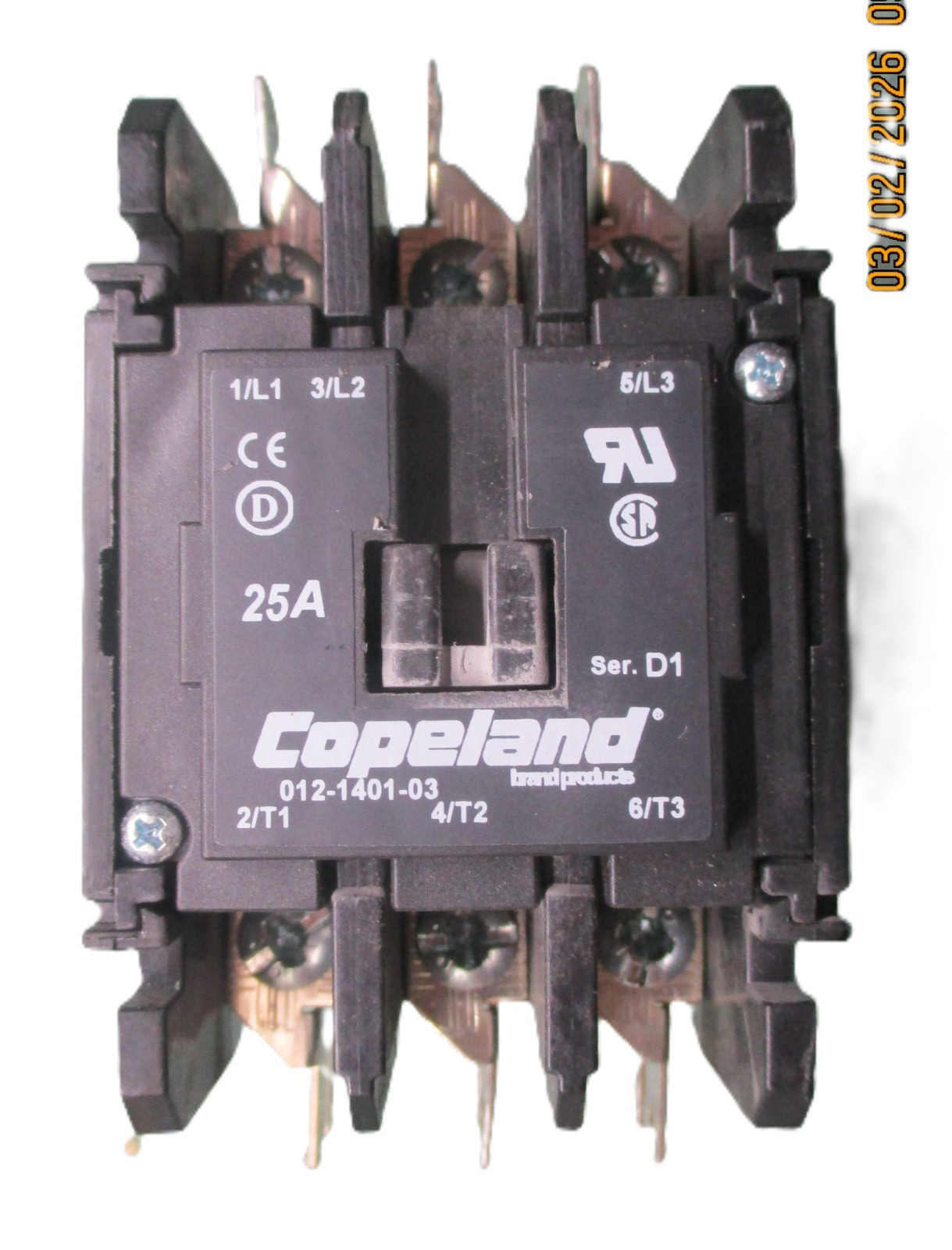 COPELAND 012-1401-03 CONTACTOR -25A
