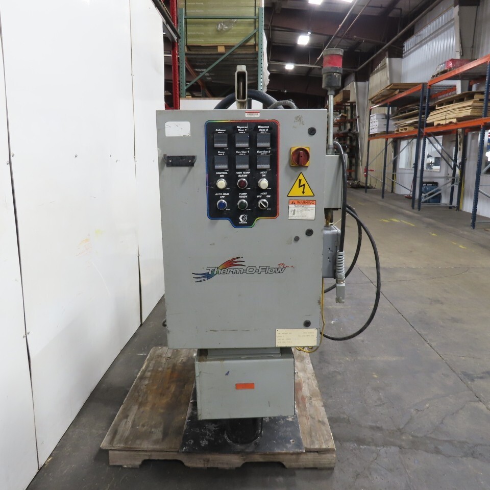 Graco Bulldog 974364 Therm-O-Flow Hot Melt Transfer Pump Drum Unloader 480V 3Ph
