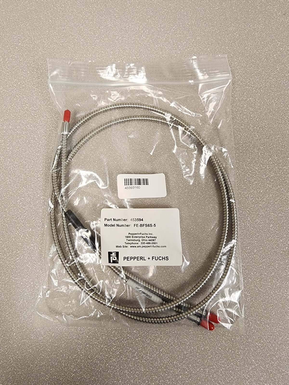 FE-BFS6S-5 PEPPERL & FUCHS Fiber Optic Line (NEW in Bag)