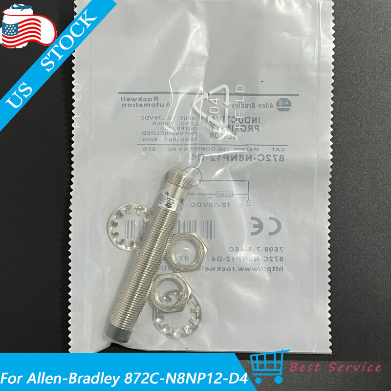 Inductive Proximity Switch Sensor 10-30VDC For Allen-Bradley 872C-N8NP12-D4