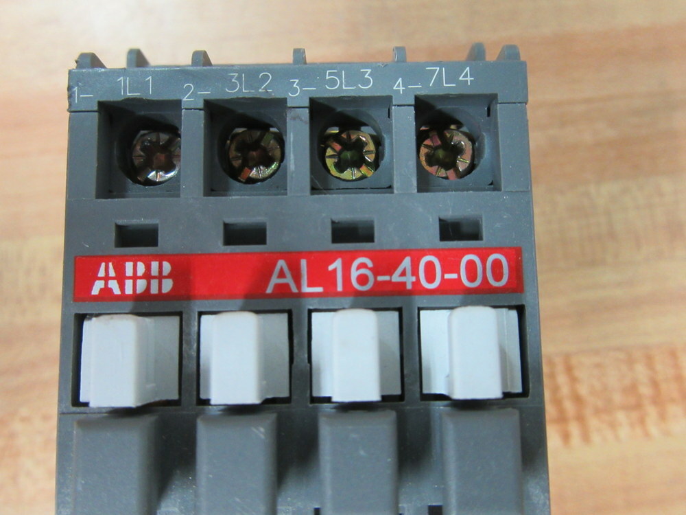 ABB AL16-40-00 Contactor AL16-40-00-81 W/O DIN Clip