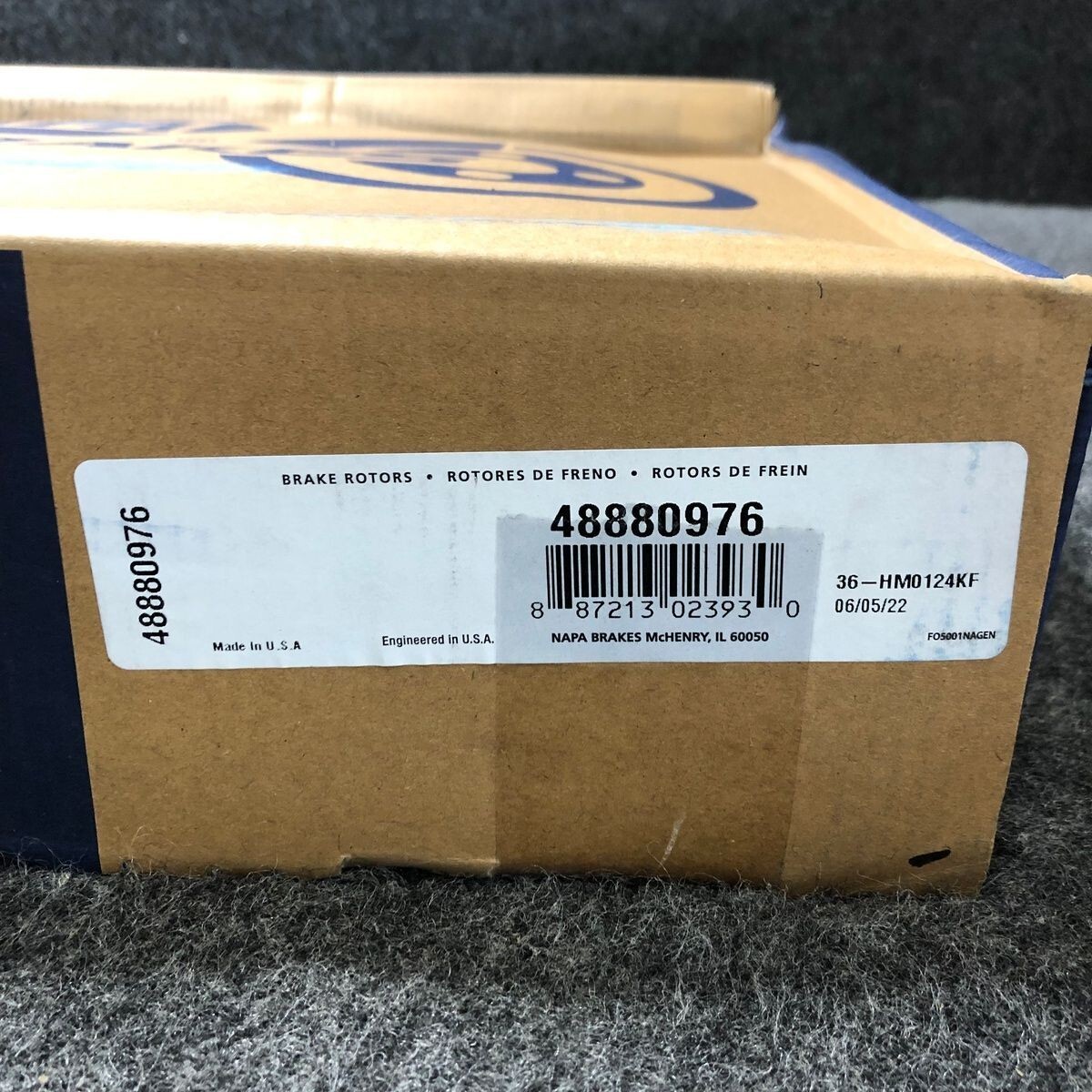 Napa Premium Brake Rotor 48880976 Ford F150 1/2 Ton – Pickup 2012 -2018…
