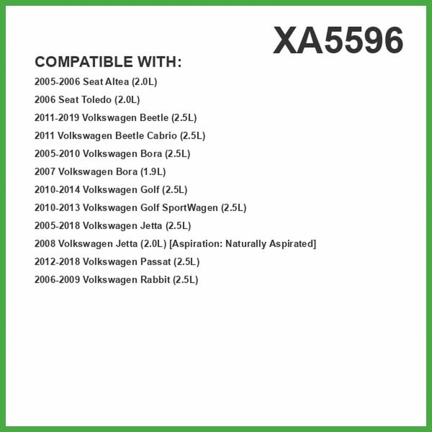 ECOGARD XA5596 Premium Engine Air Filter Fits 2005-2018 Volkswagen Jetta, 201…