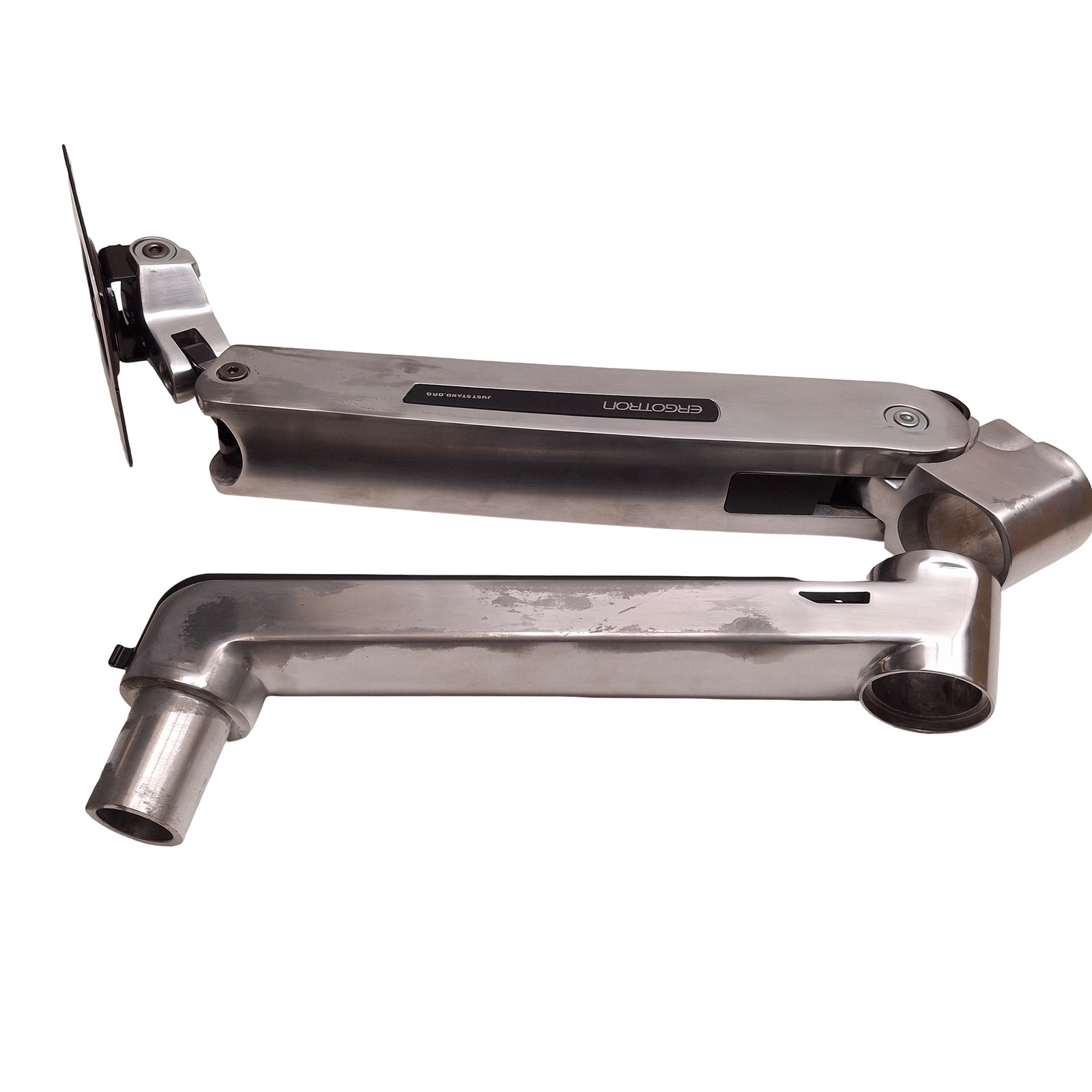 Ergotron 45-360-026 LX Sit-Stand Desk Mount Monitor Arm, 7-25lbs, VESA 75/100