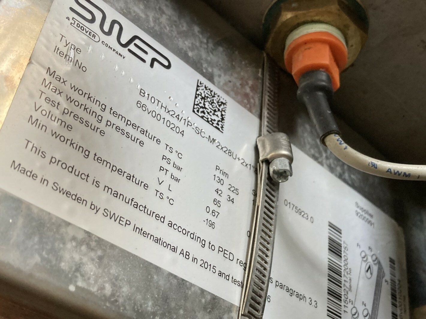 WGB Aquatherm R134A Cooling System , WLR 6501 S-E-2K-60