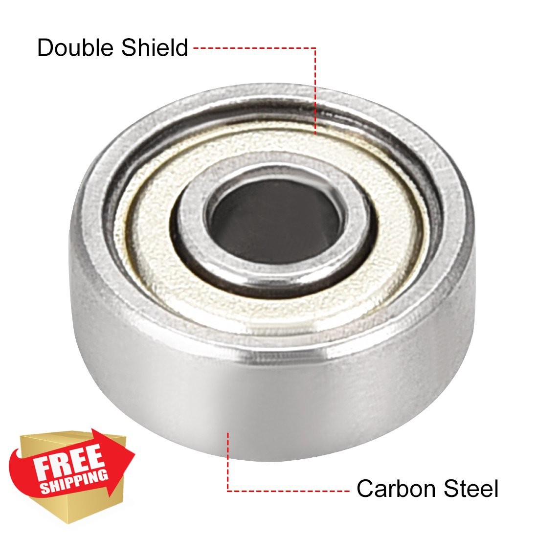 uxcell 624ZZ Ball Bearing 4x13x5mm 10Pcs