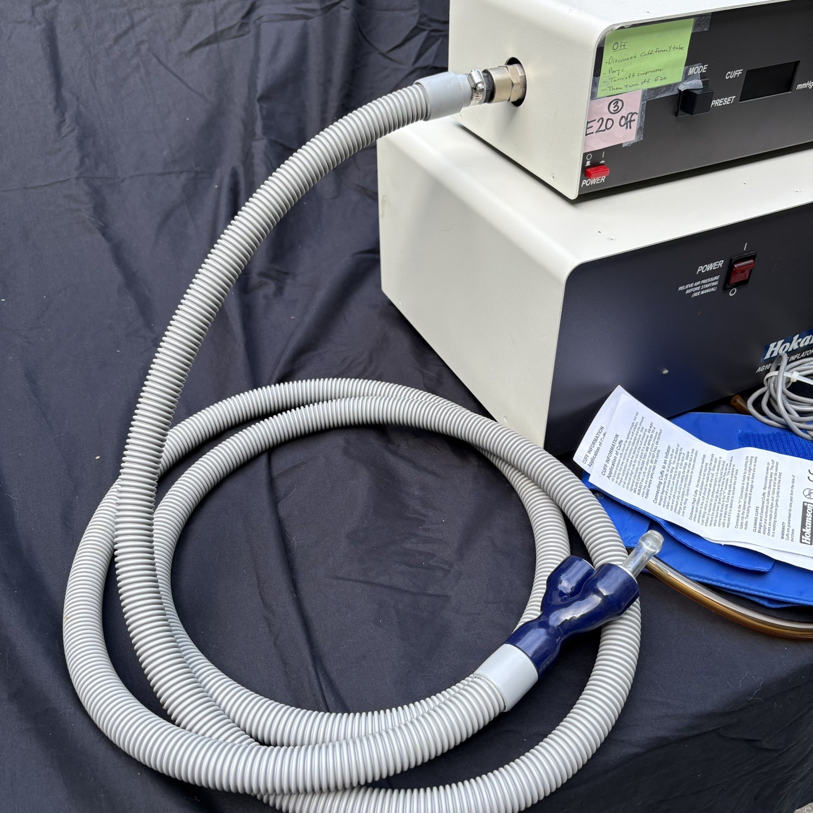 Hokanson E20 Rapid Cuff Inflator w/Hose and Power Cord Hokanson Air Pump Combo