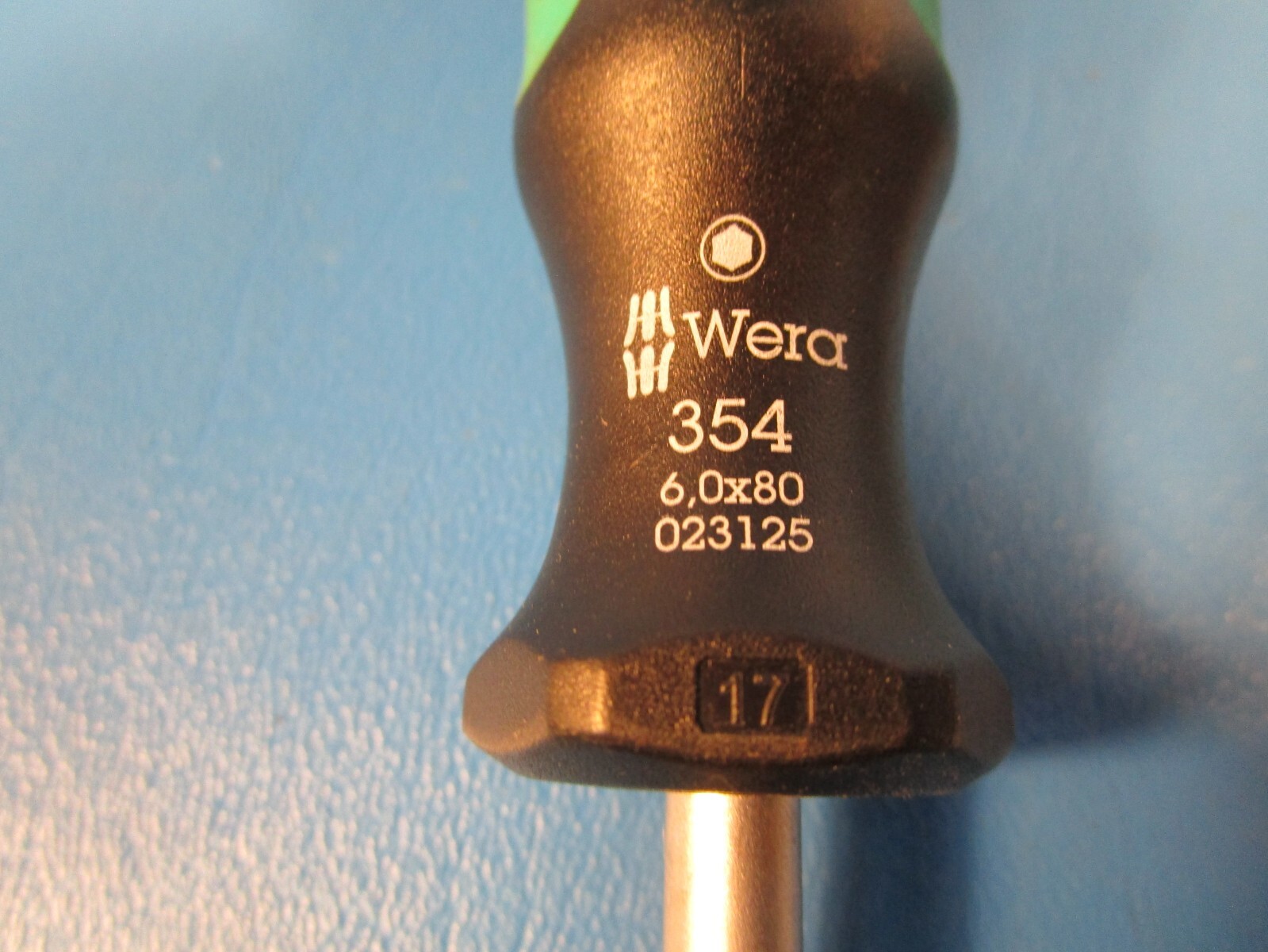 LOT OF 3, WERA 354 6.0X80, 023125 6MM HEX DRIVER