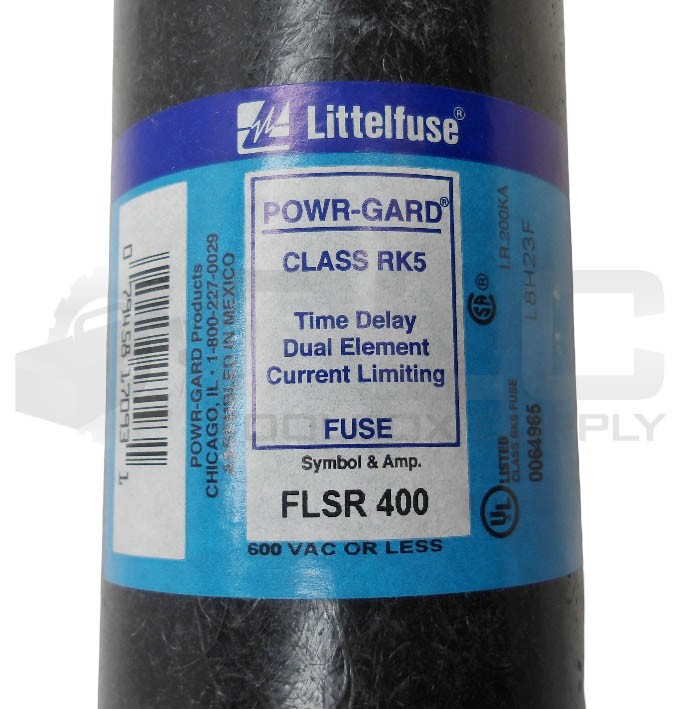 NEW LITTELFUSE FLSR 400 TIME DELAY FUSE 400A 600V