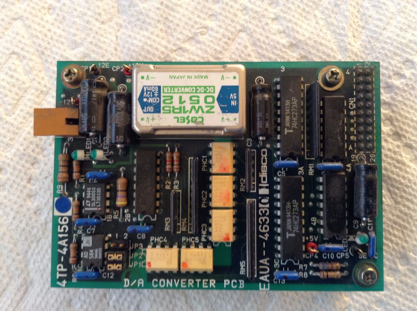 Disco 4TP-4A156 Board D/A Converter EAUA-463301 FAPCB-0474