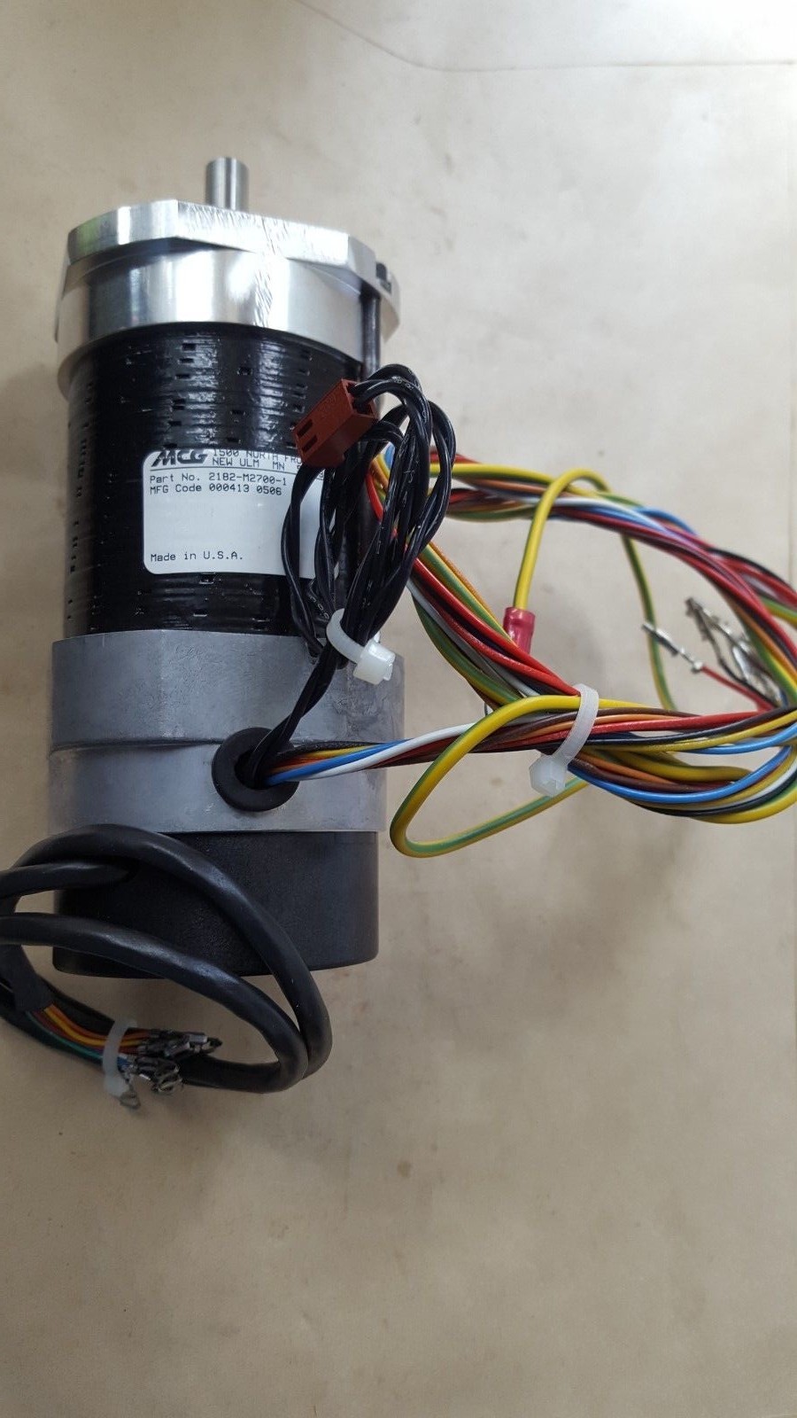 MCG 2182-M2700-1 0004130506 MOTOR W/ RENCO ENCODER (U11.1B3)