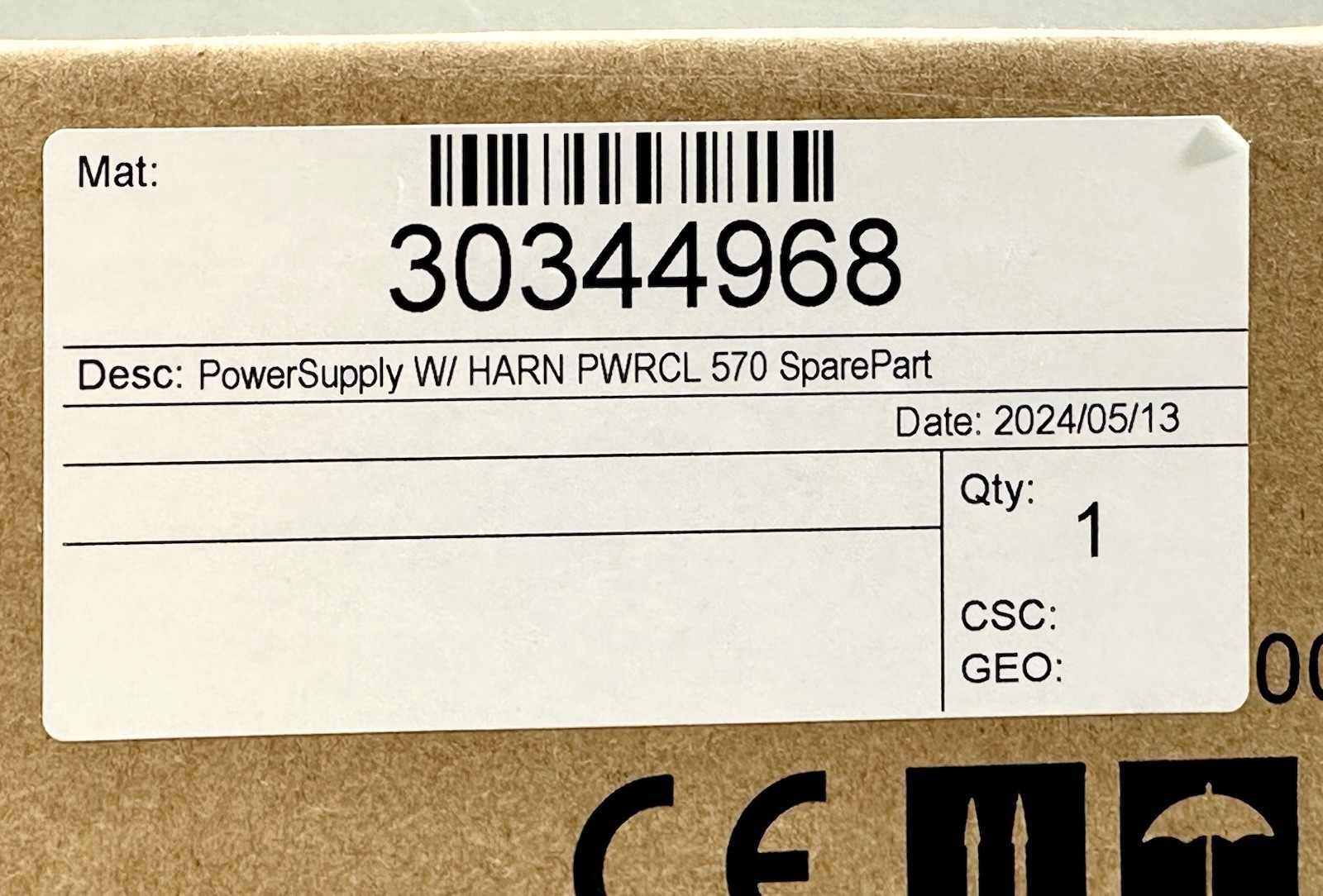 Mettler Toledo scales IND570 REPLACEMENT power supply board HARN PWRCL 570 NEW