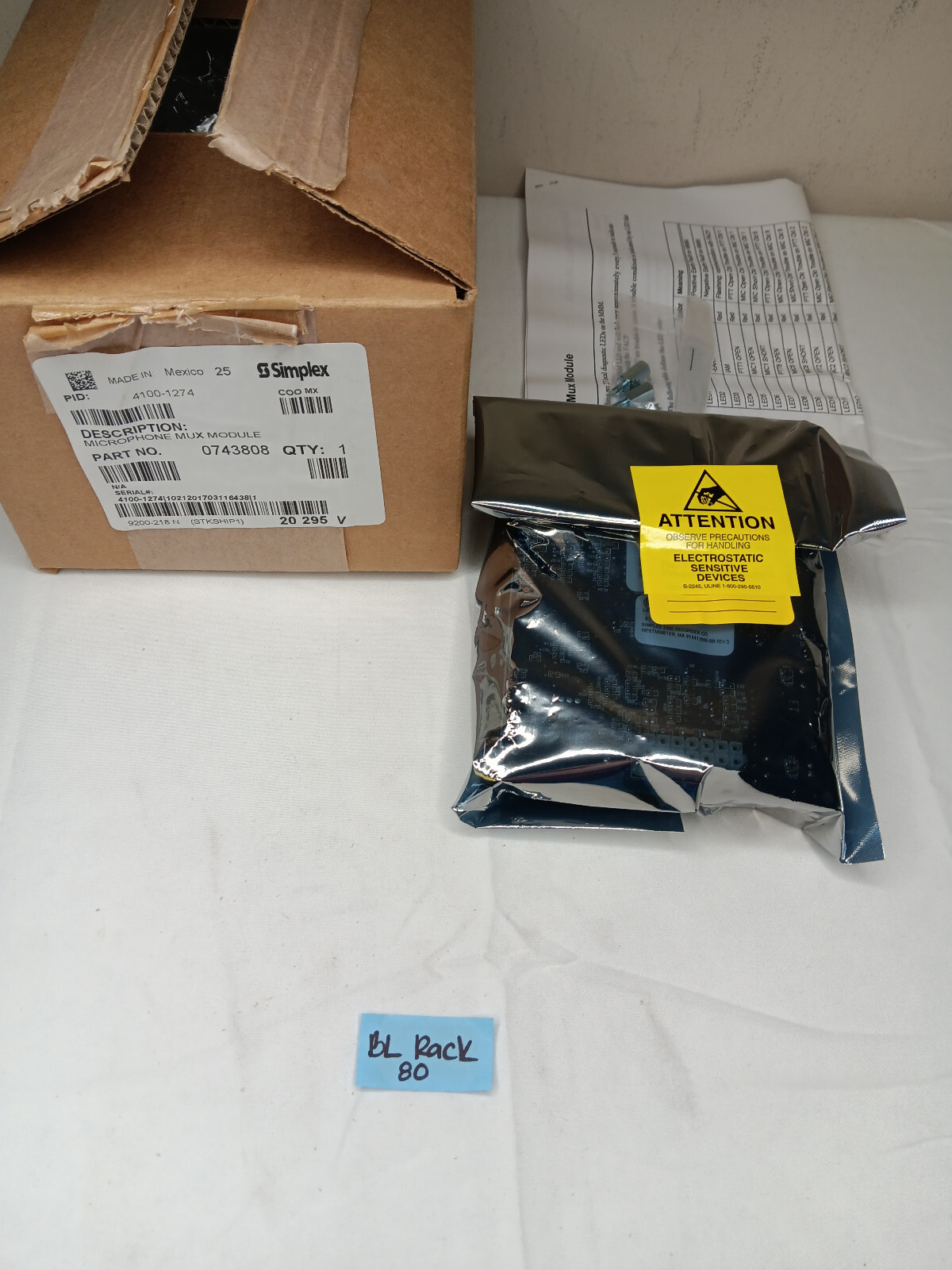 4100-1274 SIMPLEX