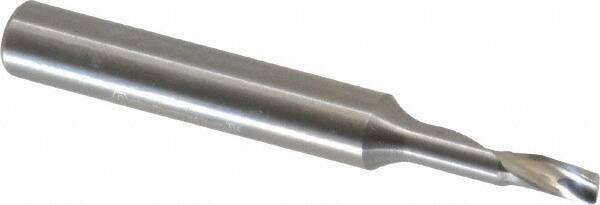 Accupro 1/8″ Diam, 1/4″ LOC, 1 Flute Solid Carbide Upcut Spiral Router Bit Ri…