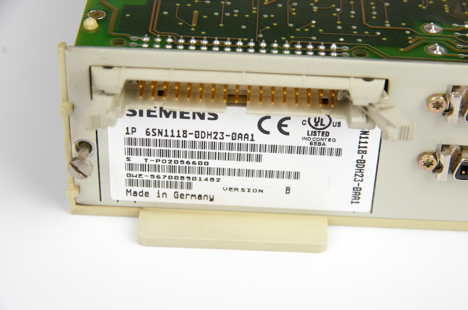 Siemens 6SN1118-0DH23-0AA1 Version B Control Card