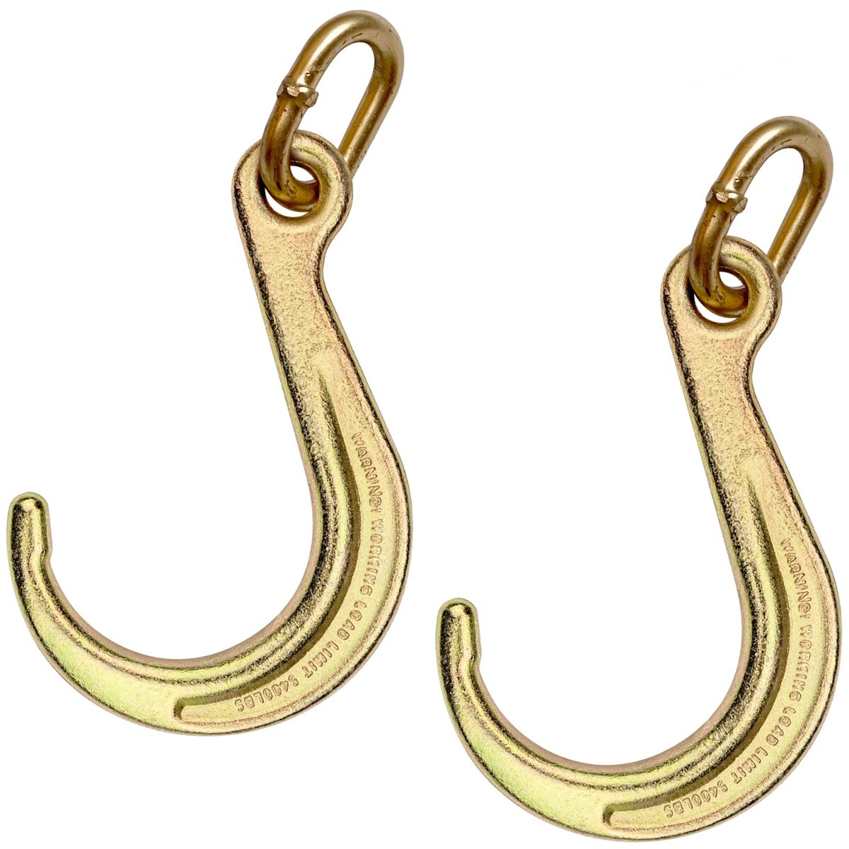 VULCAN 8 Inch Short Tow Hook On Coupling Link – Pair