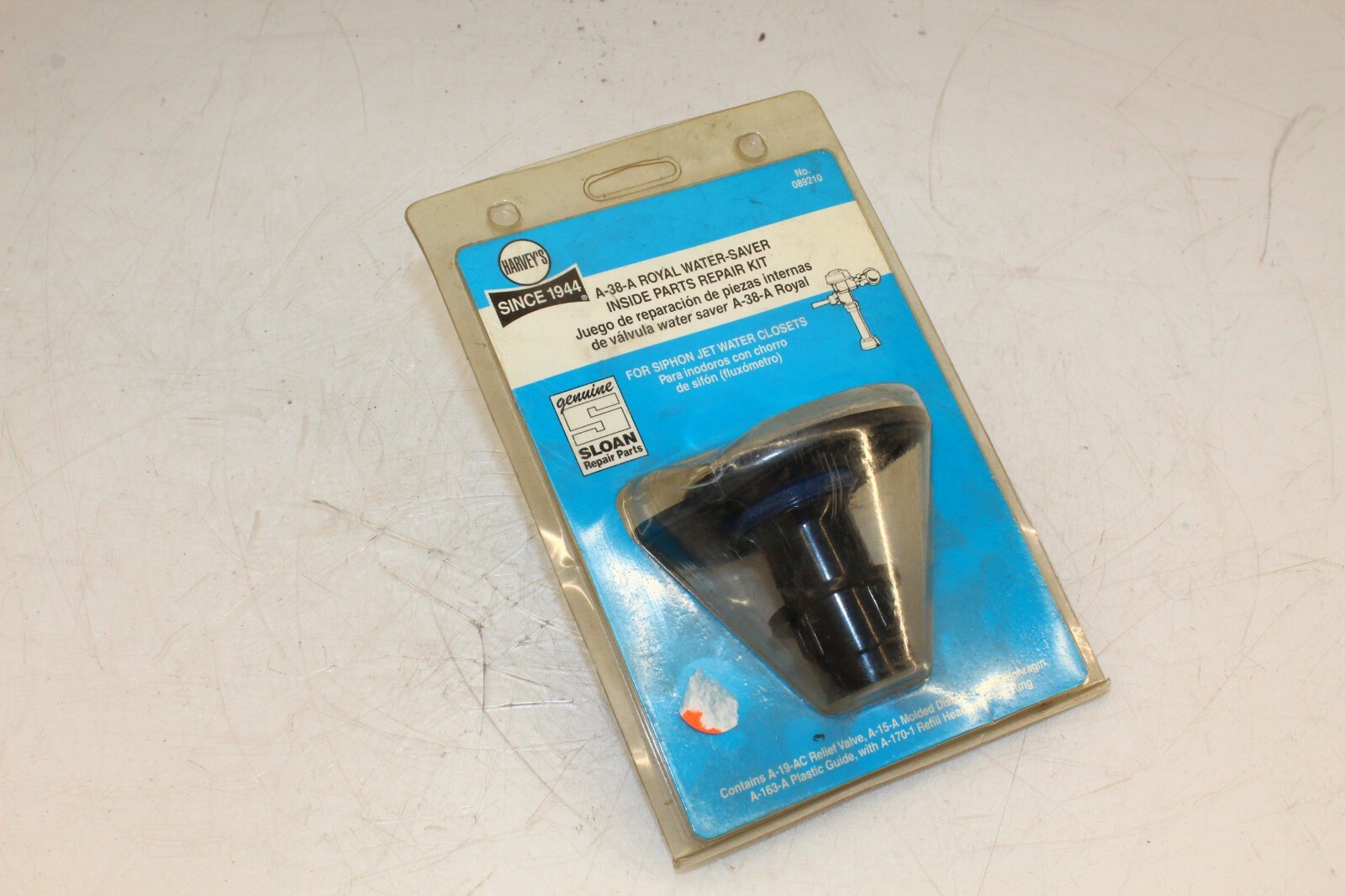 HARVEY’S A-38-A ROYAL WATER-SAVER INSIDE PARTS REPAIR KIT FOR JET WATER CLOSETS