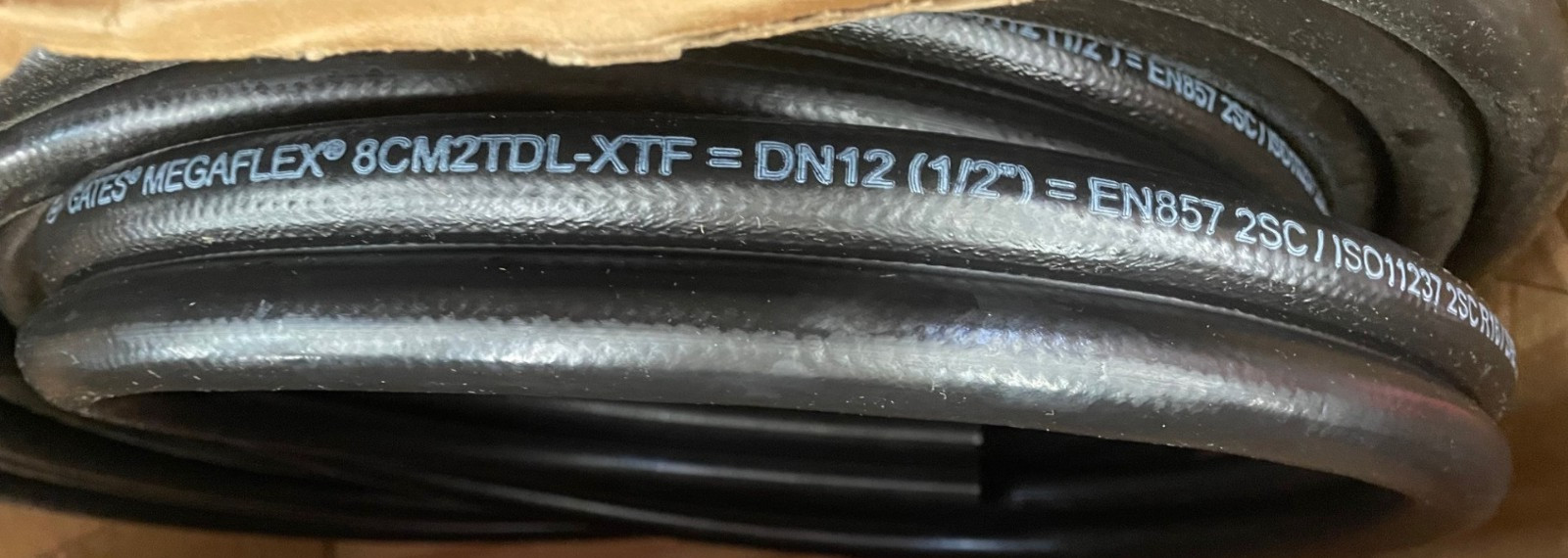 1/2″ Twin Line Hydraulic Hose MegaFlex Connected 85390 Gates 8CM2TDL-XTF 15 Feet