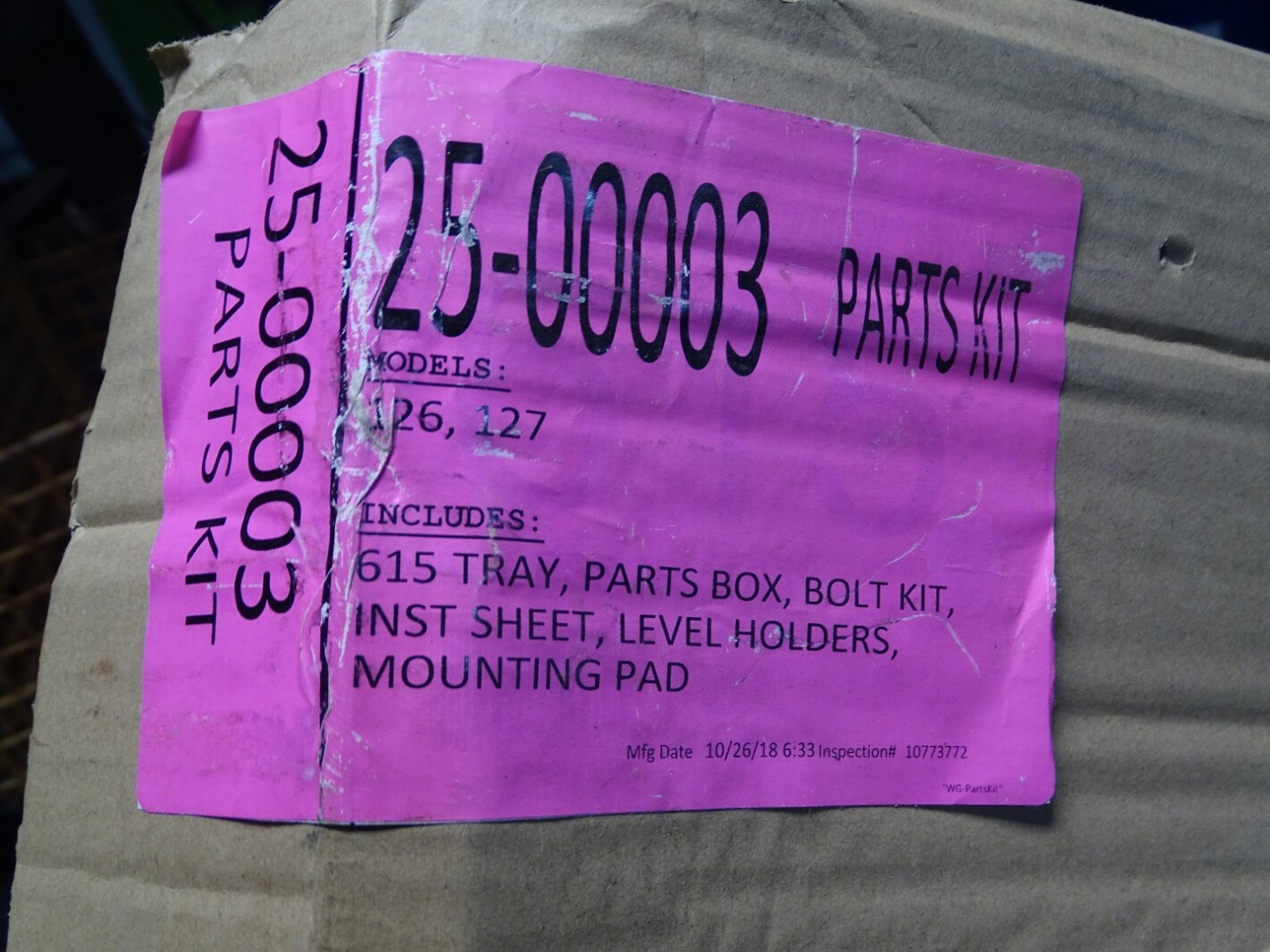 Weather Guard Truck Box Parts Kit for Models 126 & 127 , 25-00003