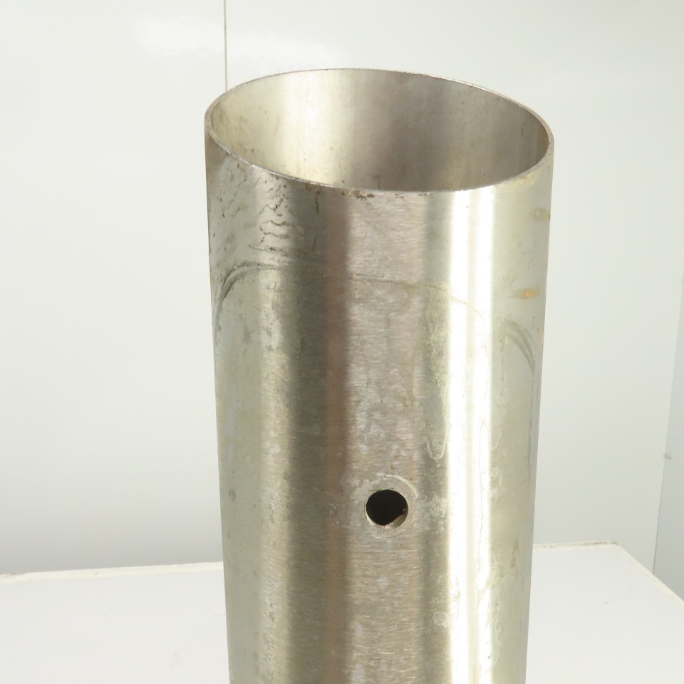 5″ OD x 25-1/2″ Stainless Steel Exhaust Top Stack Pipe Miter Cut