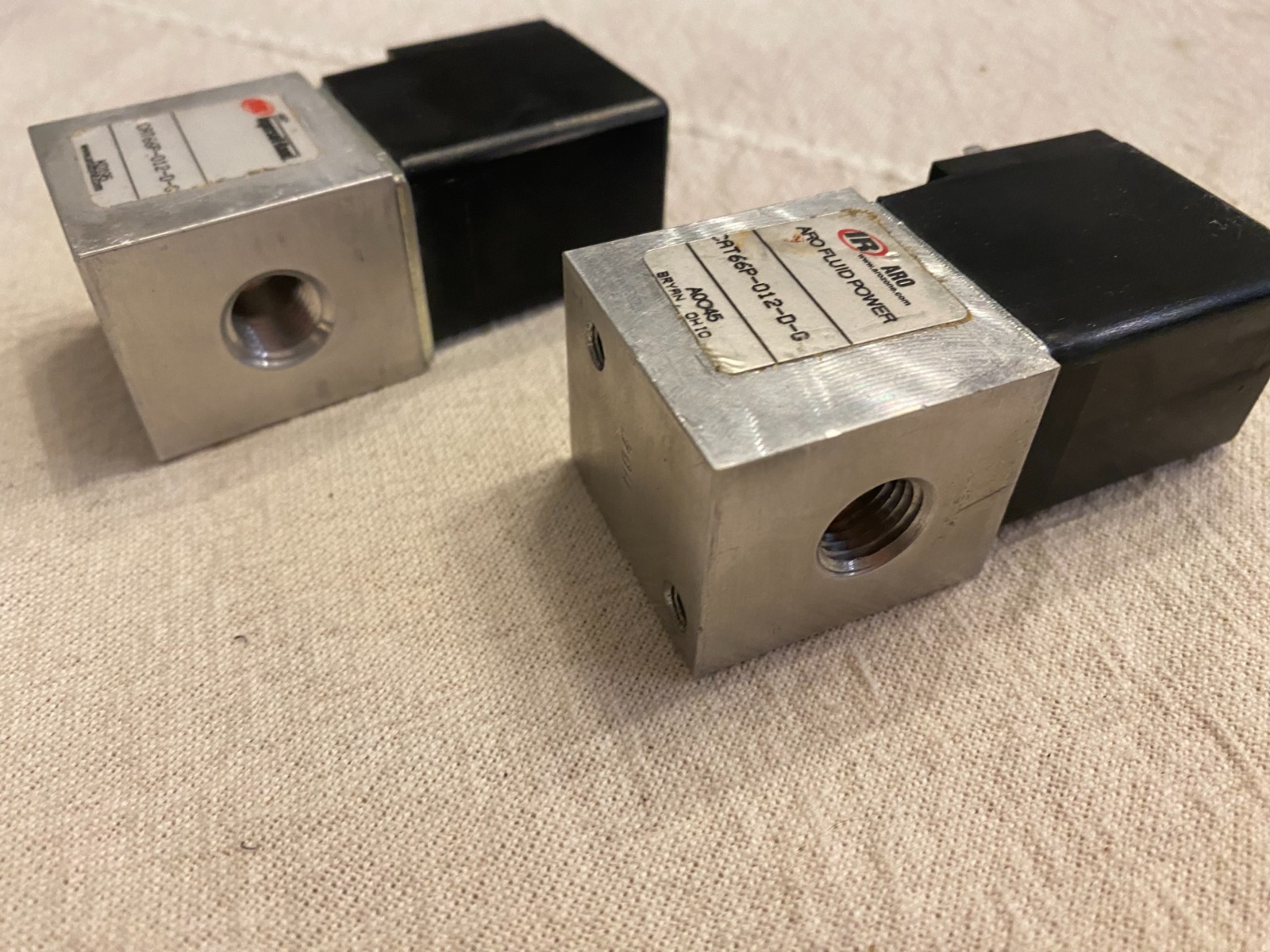 ARO CAT66P-012-D Solenoid Air Con Valve,Three-Way,150 psi 4HN46