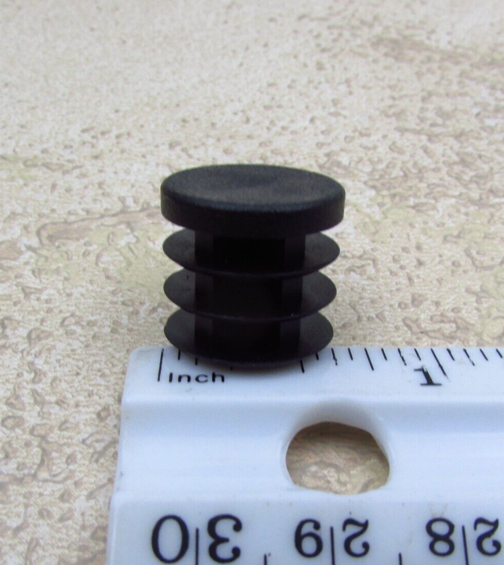 QTY 10 Plastic 5/8″ Inch OD, 14-23 Gauge Round Tube End Cap Insert Plug Glide