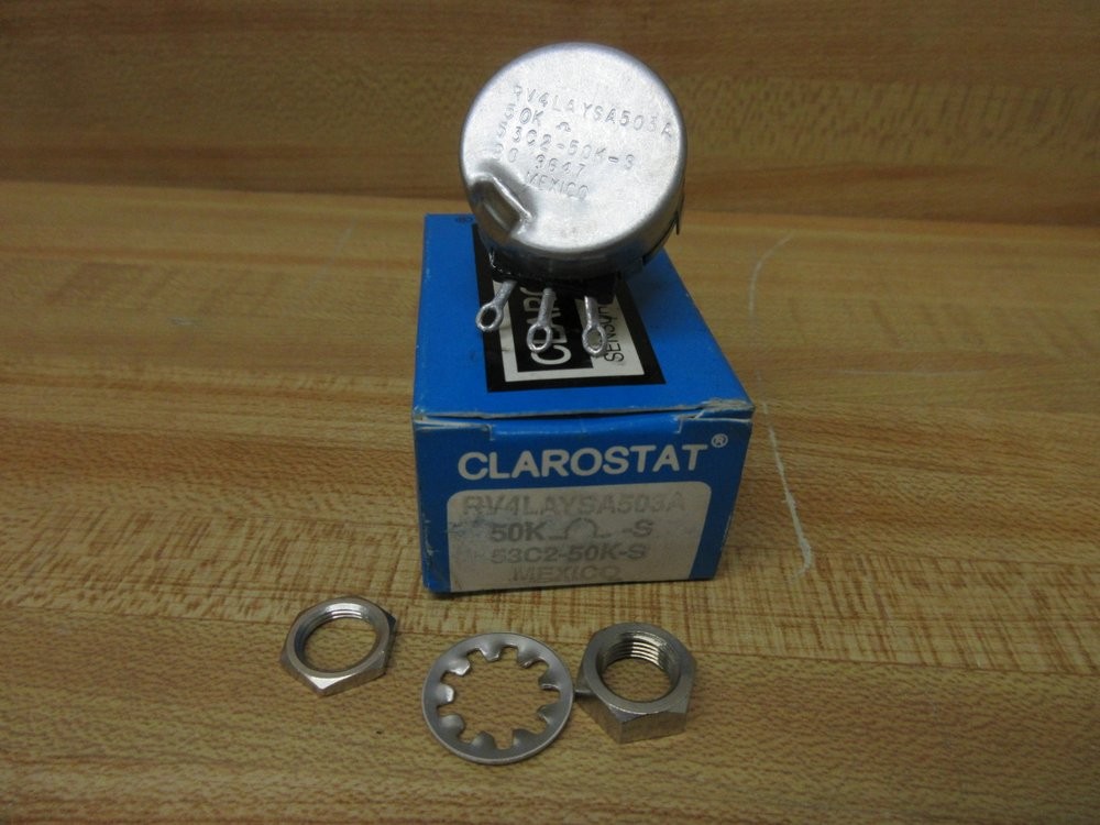 Clarostat RV4LAYSA503A Potentiometer 53C2-50K-S