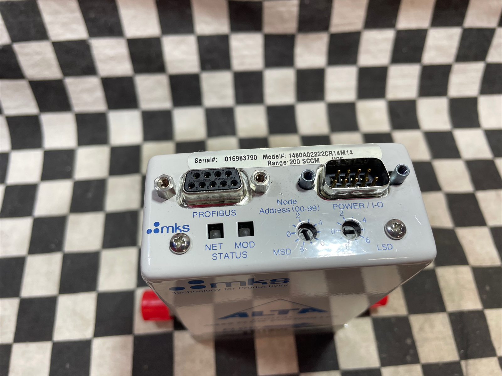 MKS MASS FLOW CONTROLLER 1/4″ VCR, 1480A02222CR14M14, 200 SCCM, Gas H2S