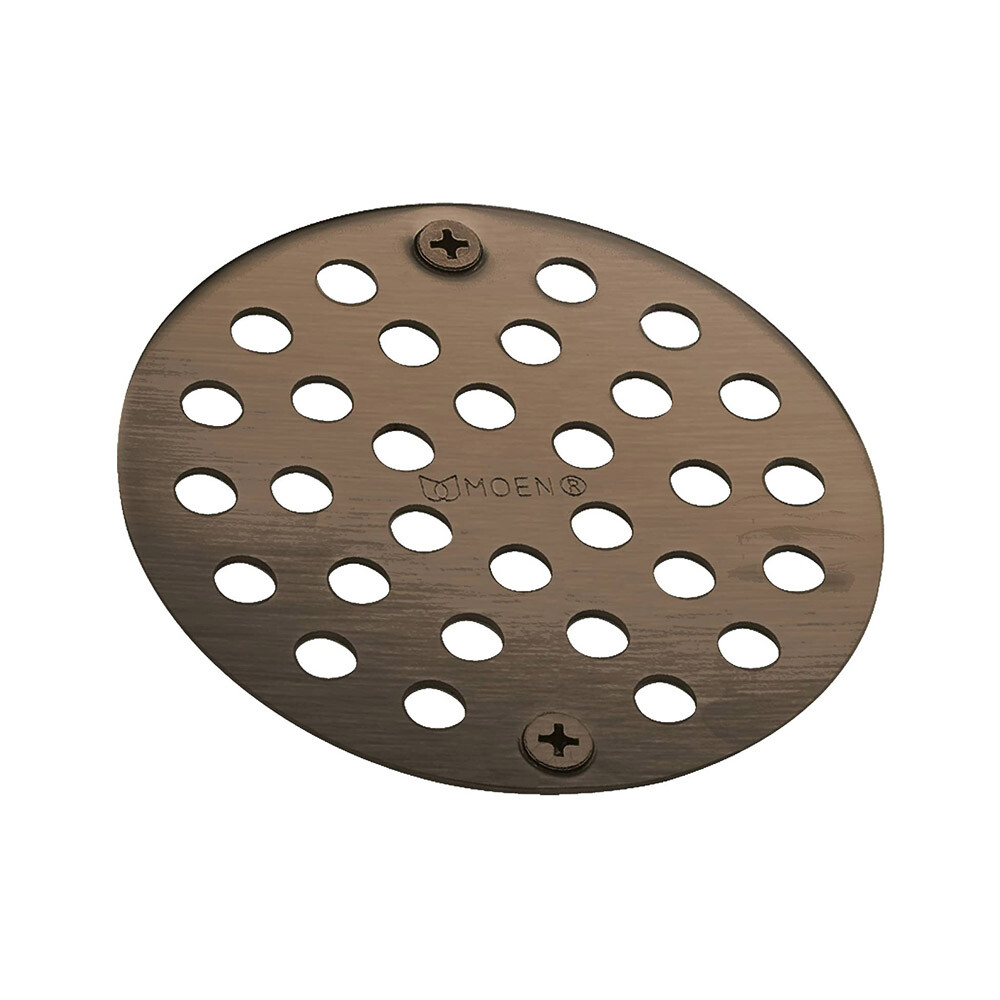 Moen 102763ORB Kingsley 4 In. Brass Drain Cover in Oil Rubbed Bronze
