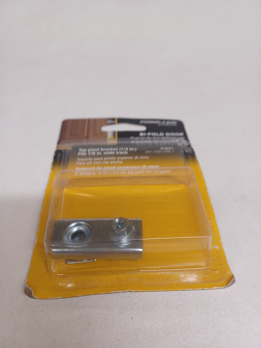 PRIME-LINE N 6577 Closet Door Pivot Bracket Steel 0.3 in D 430V11