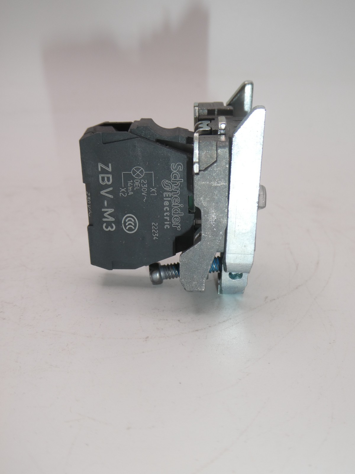 Schneider Electric XB4BVM3 Green Pilot light, Harmony XB4 22mm 230V