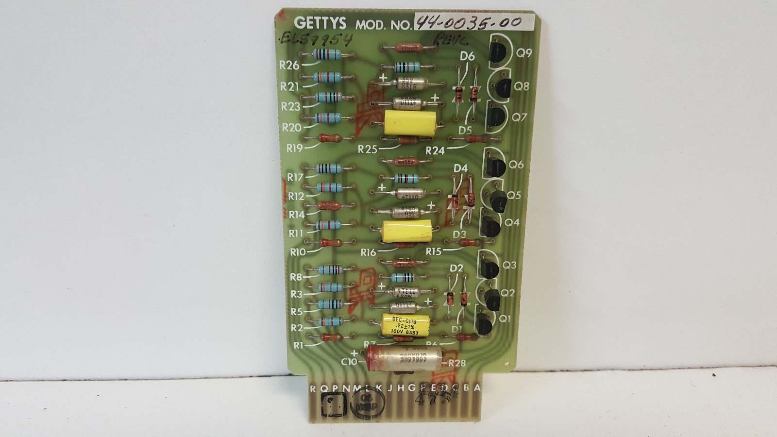 GUARANTEED! GETTYS CIRCUIT BOARD 44-0035-00