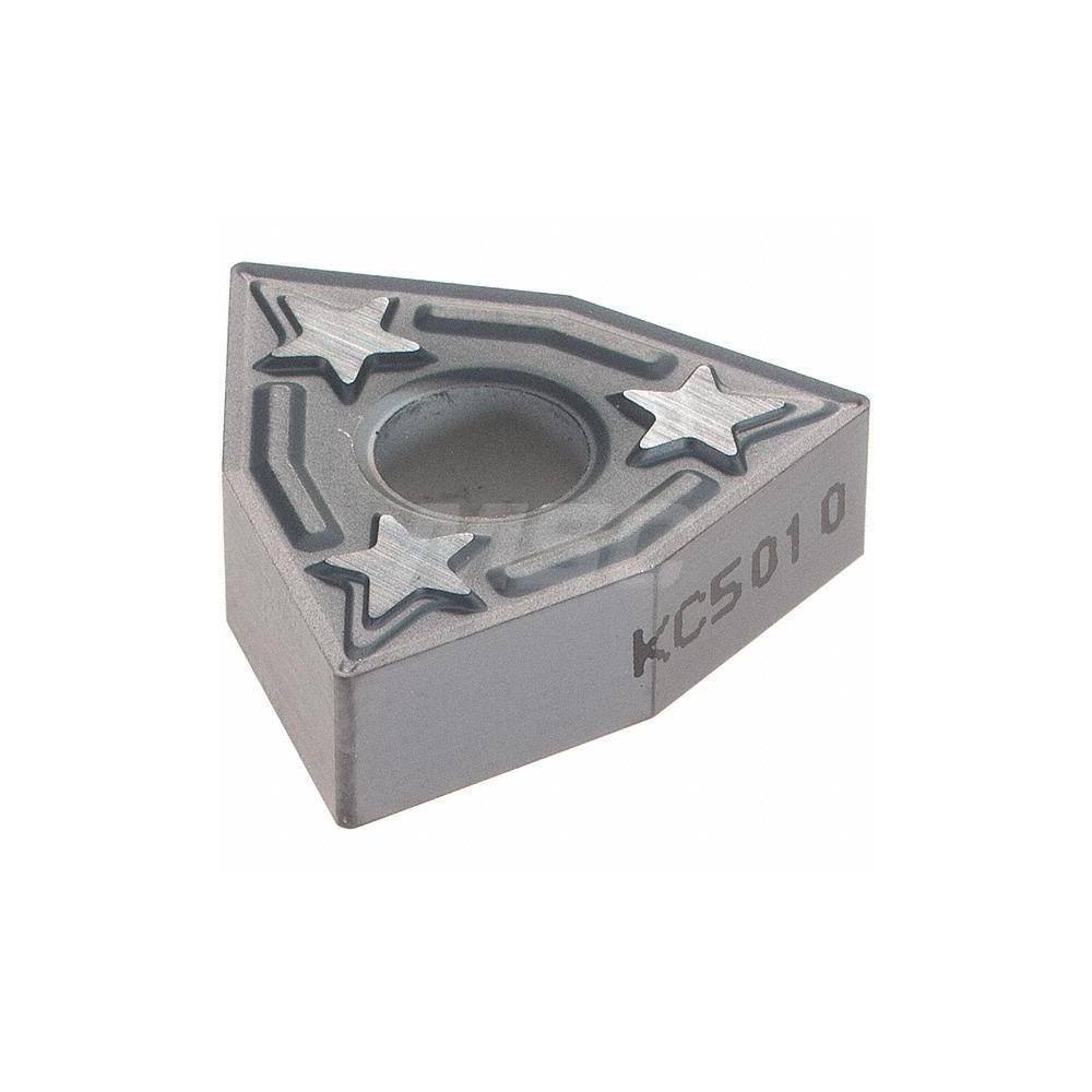 Kennametal 1871320 WNGG431LF KC5010 Neutral Carbide Turning Insert, TiAlN Finish